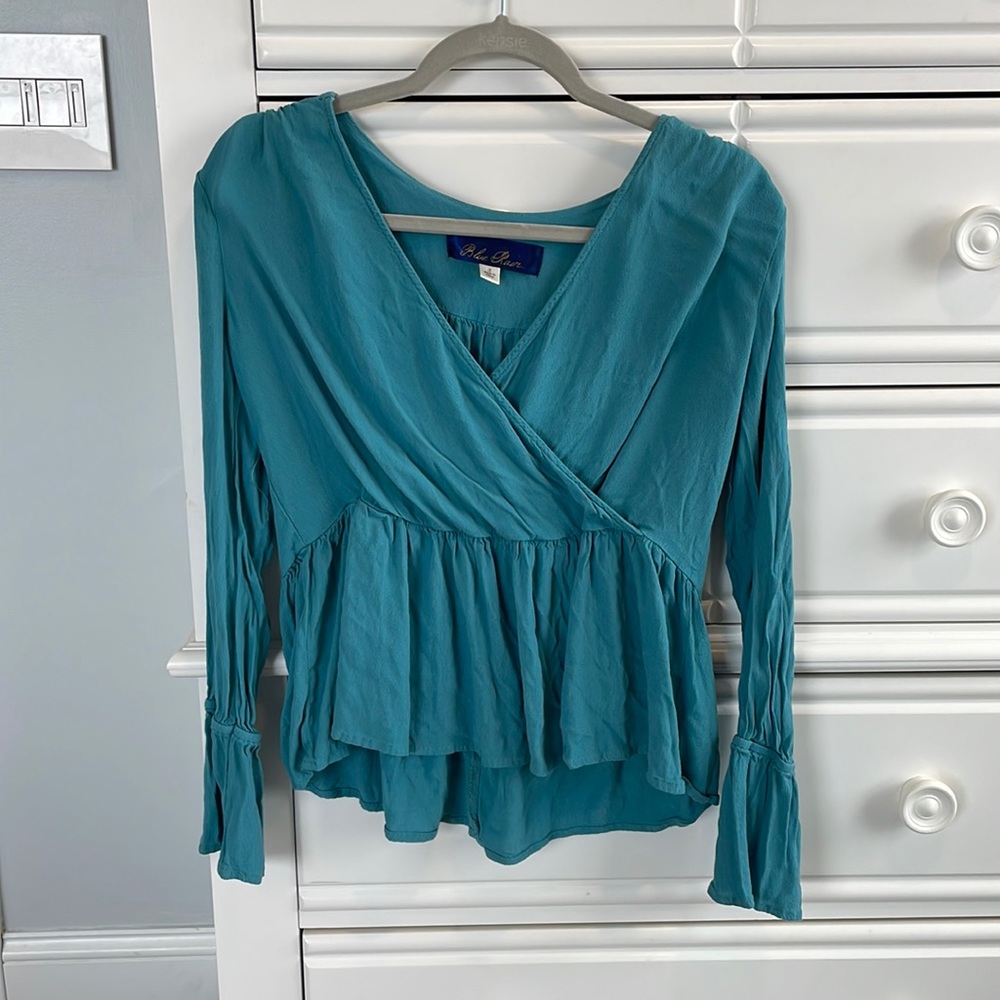 Blue Rain long sleeve blouse.